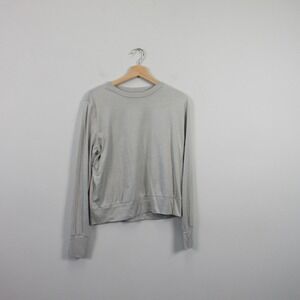 Vuori Gray Long Sleeve Tee